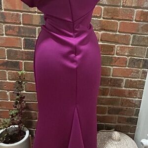 Elegant Purple Women's Dress